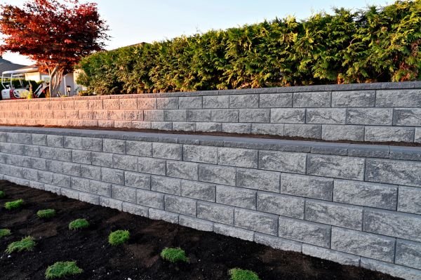 Concrete Retaining Wall Installation in Tyler