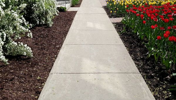 Cement Sidewalk Installation in Tyler