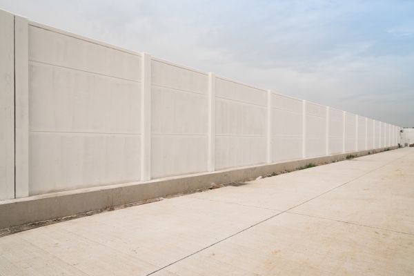 Concrete Fence Construction in Tyler