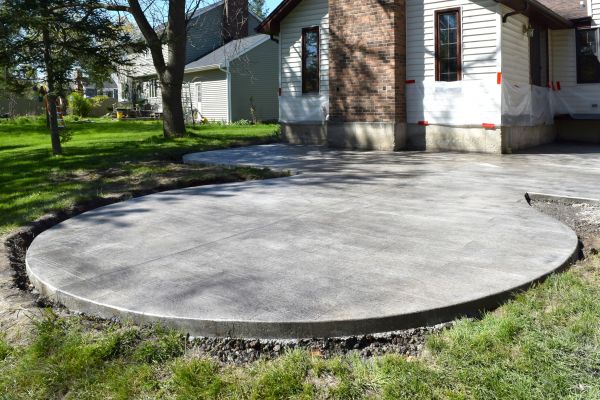 Cement Patio Building