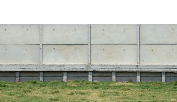 Poured Concrete Fencing