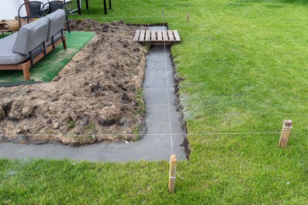 Cement Footer Installation