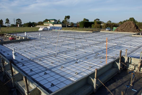 Barn Pad Construction in Tyler