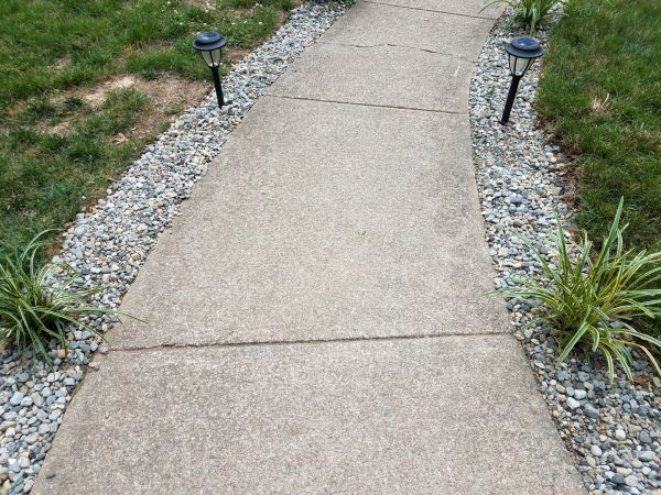 Cement Path Construction in Tyler