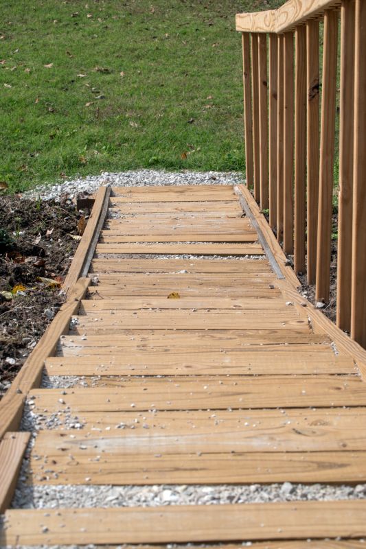 Backyard Steps Installation