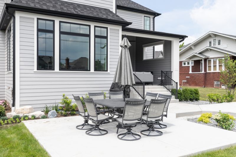 Concrete Patio Installation detail