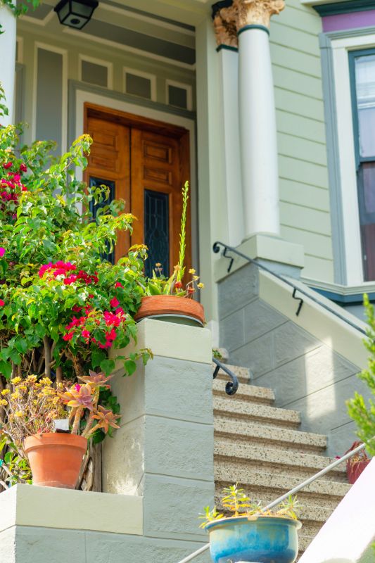 Entryway Steps Installation detail
